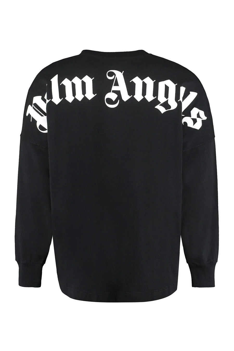 Palm Angels Classic Back Logo Oversized Black L/S T-Shirt