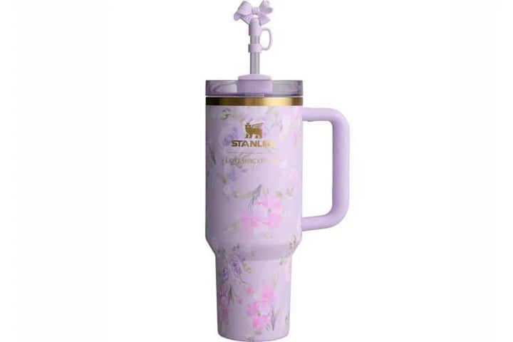 Stanley x LoveShackFancy Flowstate Quencher 40oz Tumbler HappyThoughts
