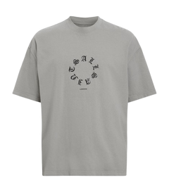 ALL SAINTS FRAKTUR SS GREY TRINITY GREY