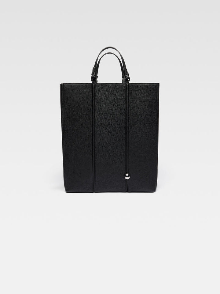 Jacquemus The Marino Shopper Bag Leather Shopper Bag Black