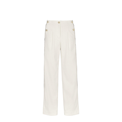 Wide-Leg Bouclé Pants