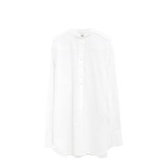 Long Sleeve Band Collar Shirt