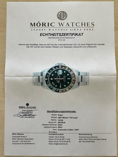 Rolex | GMT-Master II | 15650 | Steel | 40 mm | Steel | Black | Automatic