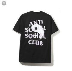 Anti Social Social Club Whisper T-Shirt Shirt Yin Yang Black Pink White