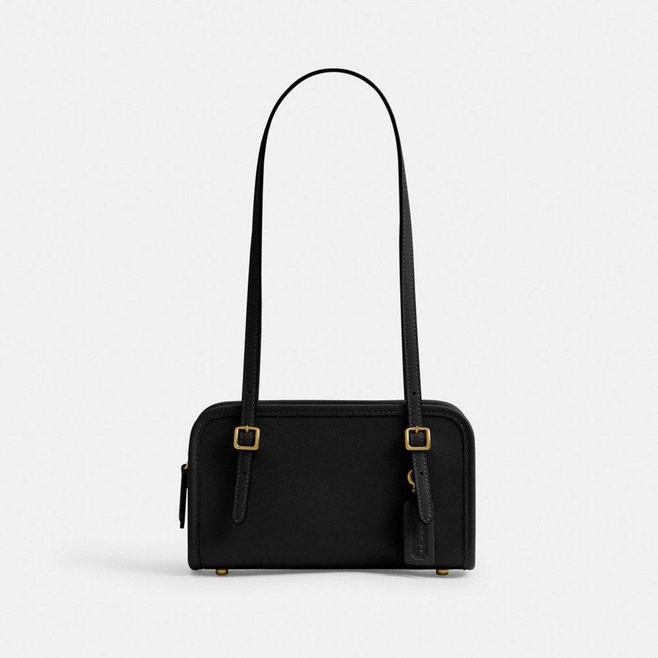 Coach Swing Zip Bag 20 Brass-Black