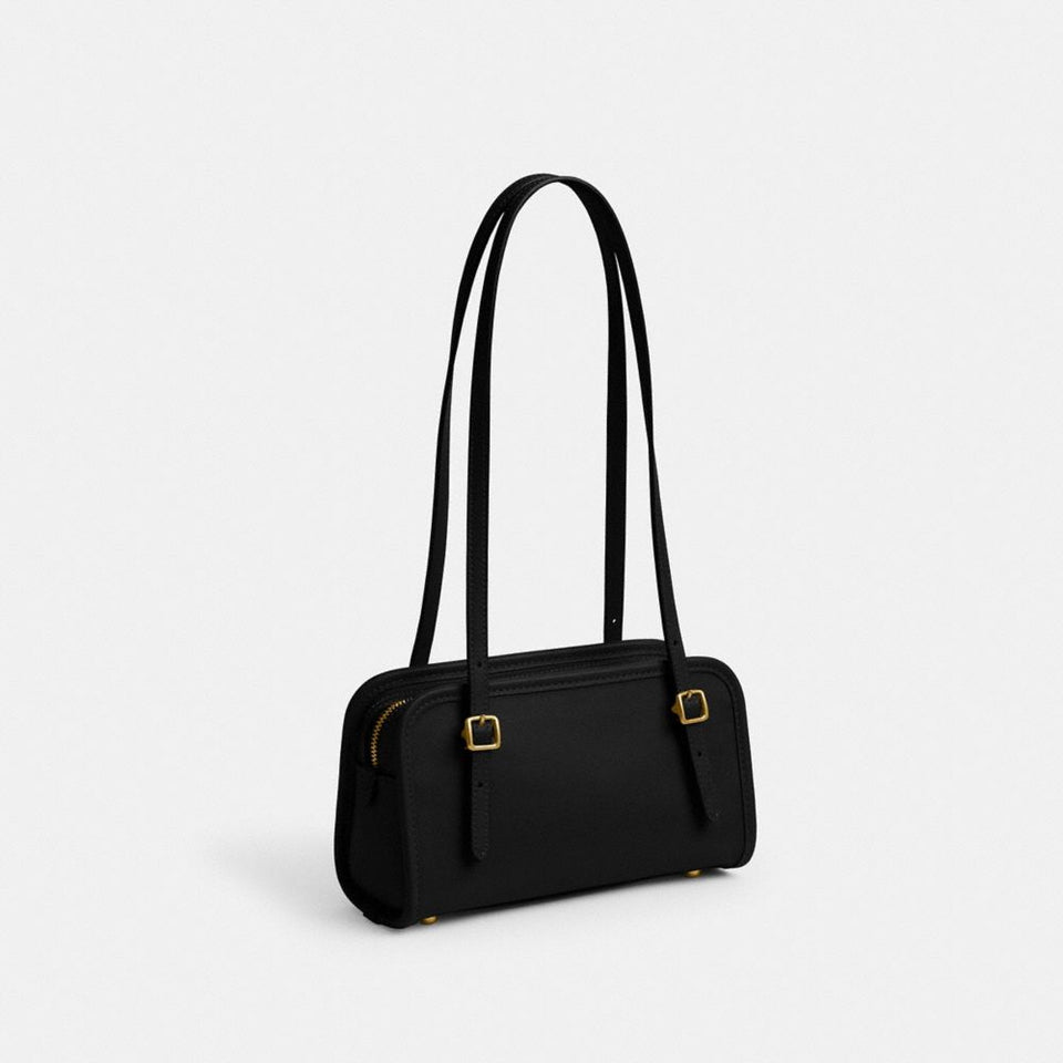 Coach Swing Zip Bag 20 Brass-Black