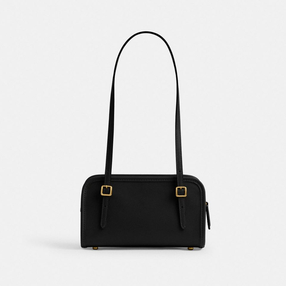 Coach Swing Zip Bag 20 Brass-Black