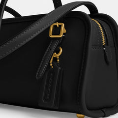 Coach Swing Zip Bag 20 Brass-Black