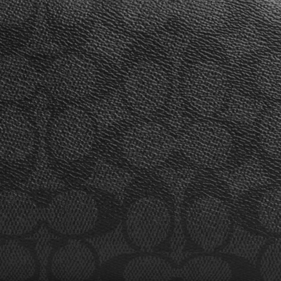 Coach Small Travel Kit In Signature Canvas Gunmetal-Charcoal-Black
