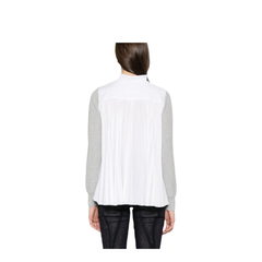 White V-Necked Cardigan