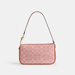 Coach Plaza Bag In Signature Canvas Brass Melon Pink