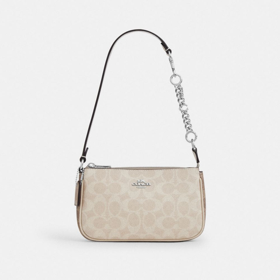 Coach Signature Strap Extender Silver-Silver