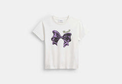Bow T-Shirt In Organic Cotton