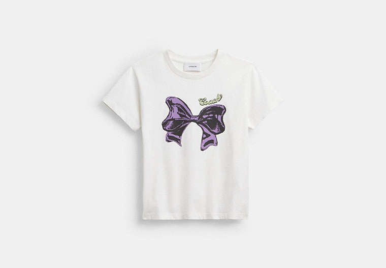 Bow T-Shirt In Organic Cotton