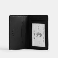 Coach Id Card Wallet In Loved Signature Canvas Brown