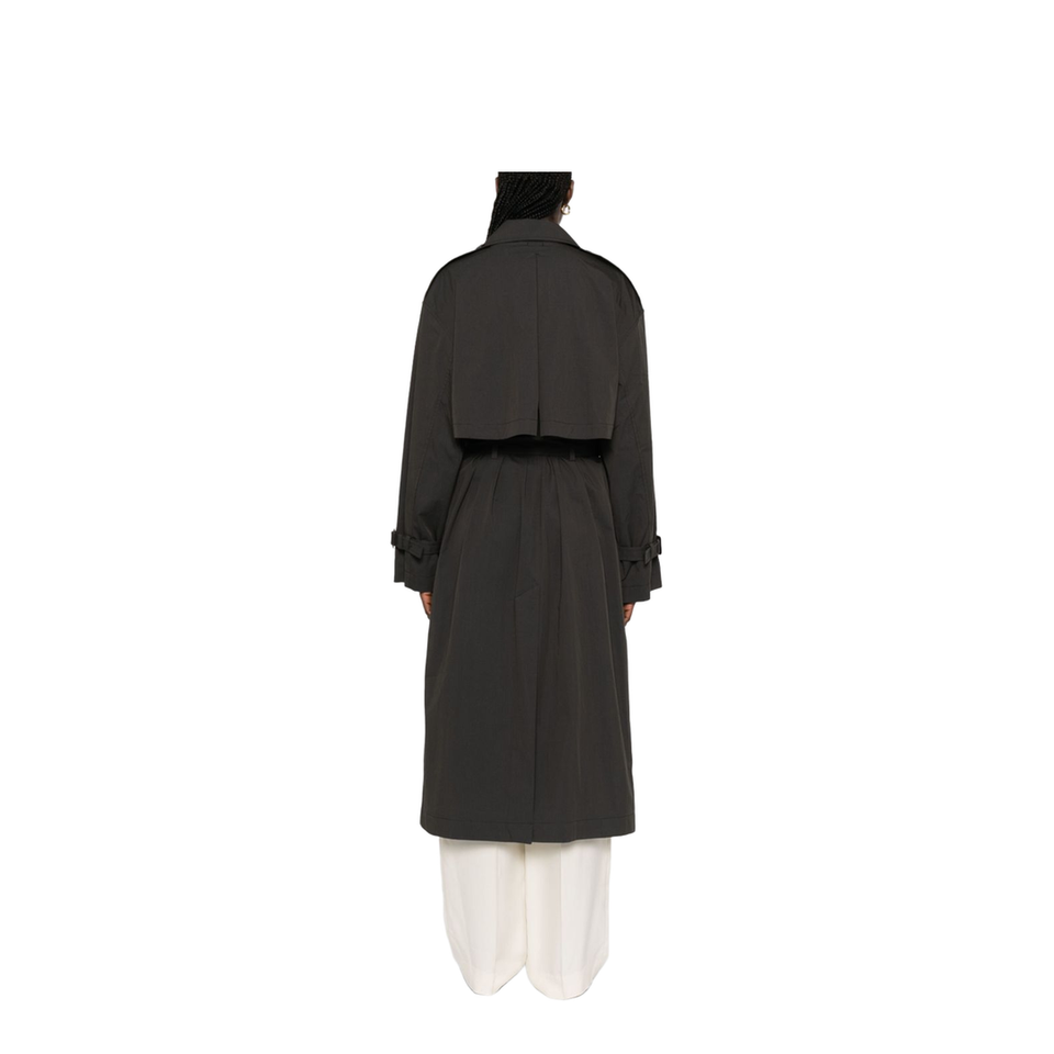 Cotton Blend Trench Coat