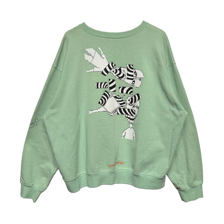 Chrome Hearts Matty Boy "Lust" Crewneck Sweatshirt Seafoam