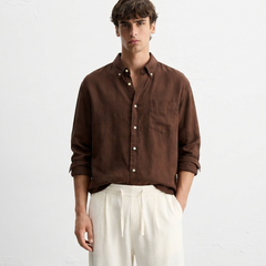 Classic Mercer Shirt – Dark Cocoa