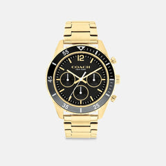 Coach Cole Watch, Gold - 44 mm