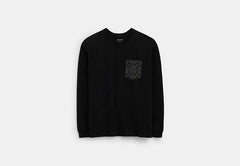 Signature Long Sleeve T-Shirt In Organic Cotton