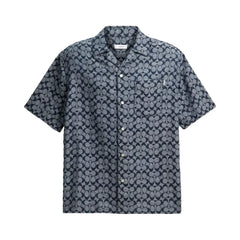 Coach Signature Camp Shirt in Navy