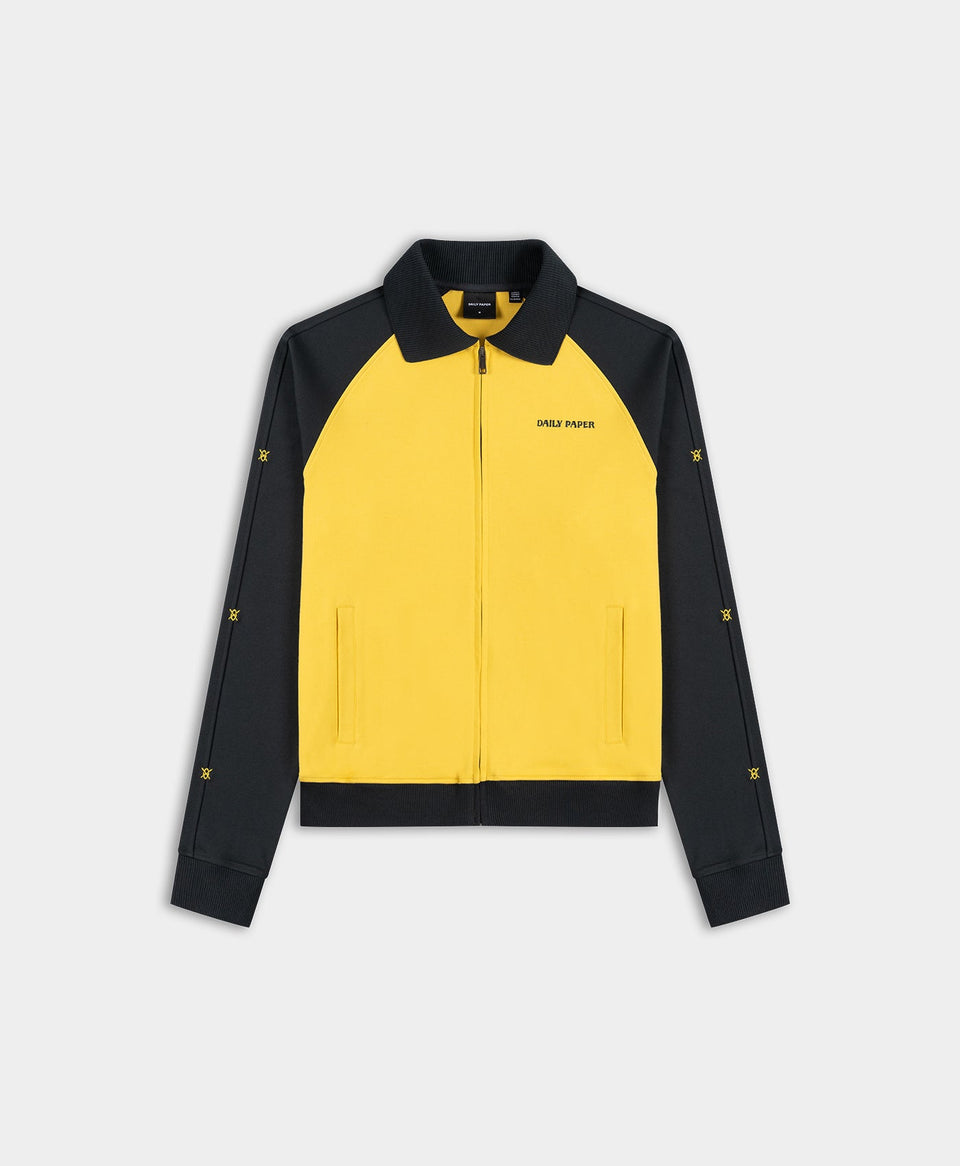 Daily Paper Grey Dias Stacked Colour Blocking Track Jacket