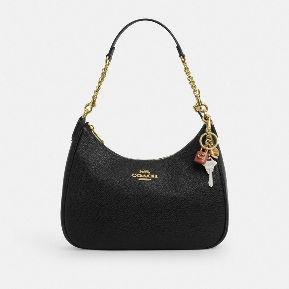 Coach Key Cluster Bag Charm Gold-Pink Multi