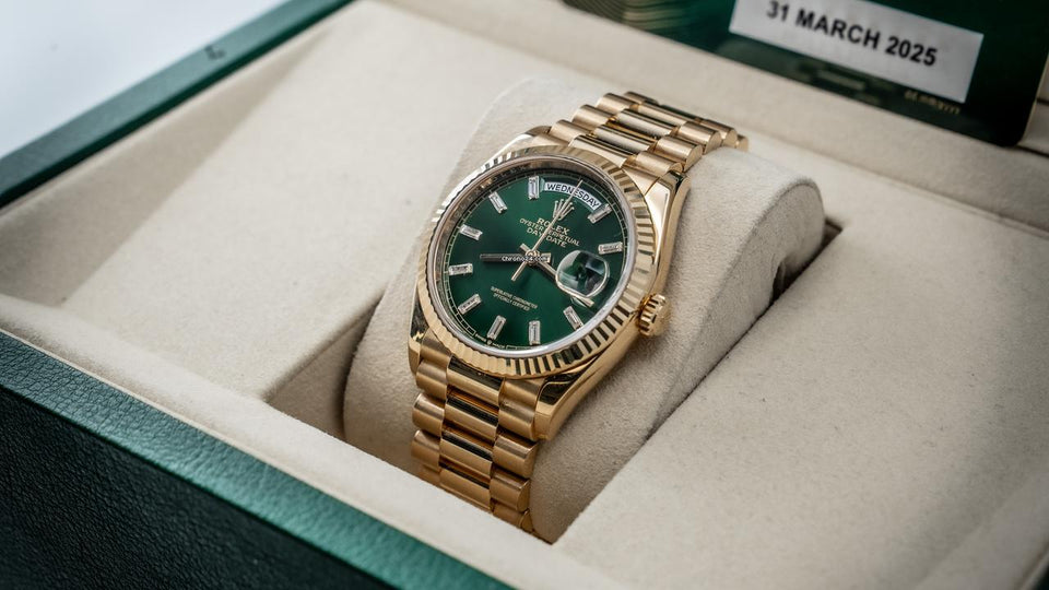 Rolex | Day-Date | 128238 | Yellow gold | 36 mm | Yellow gold | Champagne | Automatic