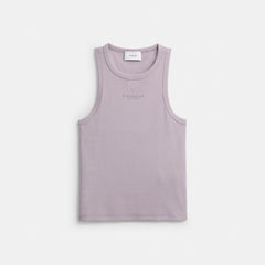 Coach New York Ribbed Tank Top Wisteria Purple