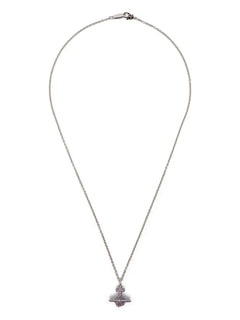 crystal-embellished orb necklace