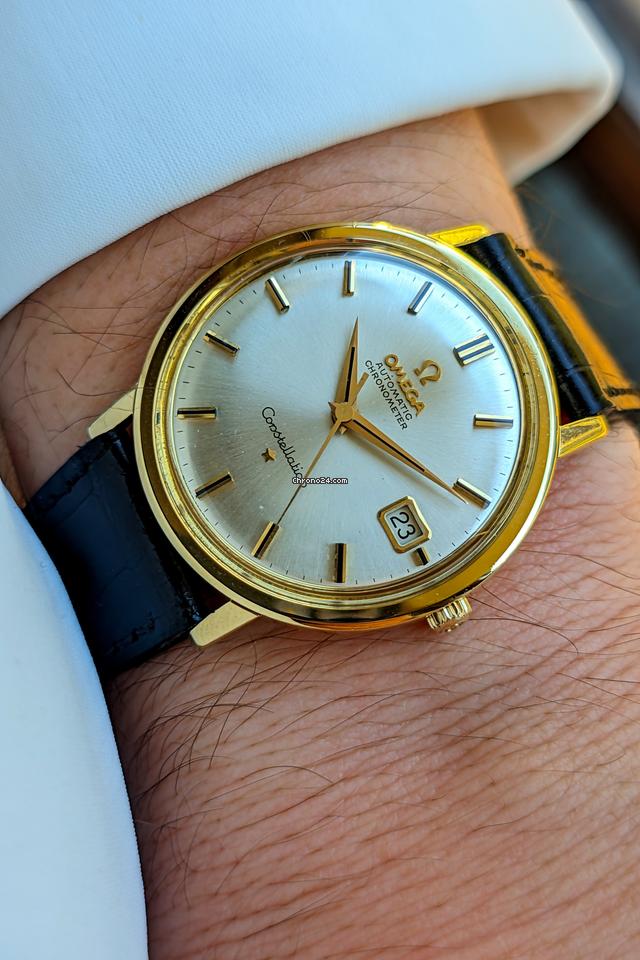 Omega Constellation Onix Dial Index Jumbo Gold 18kt 0.750 Jumbo 1962