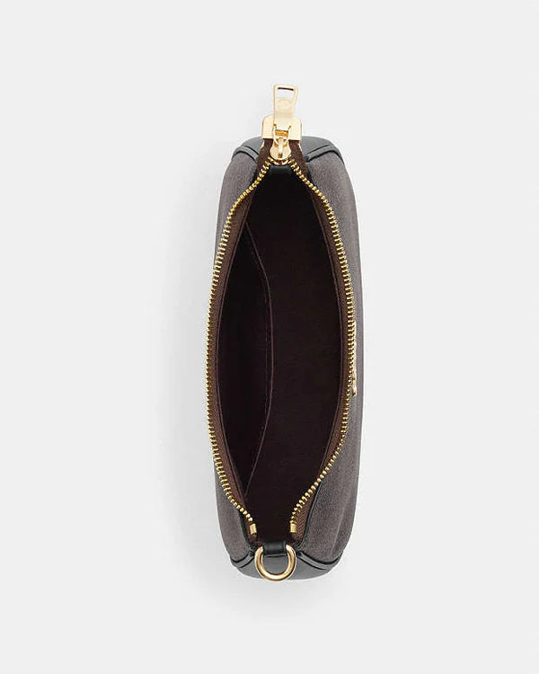 Coach Teri Shoulder Bag In Signature Canvas Signature Canvas-Gold-Walnut-Black