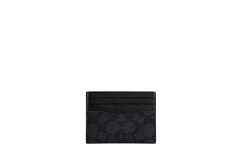 Slim Id Card Case In Signature Canvas