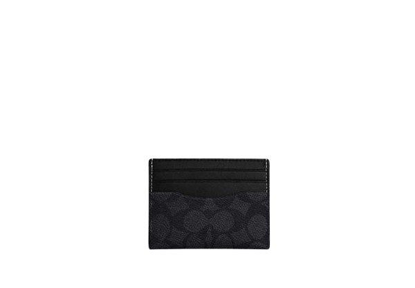 Slim Id Card Case In Signature Canvas