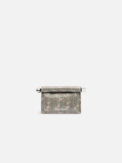 Jacquemus The Small Rond CarreClutch Mini Take-Out Clutch Beige