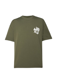 ALL SAINTS ORLANDO SS CREW FLEUR GREEN