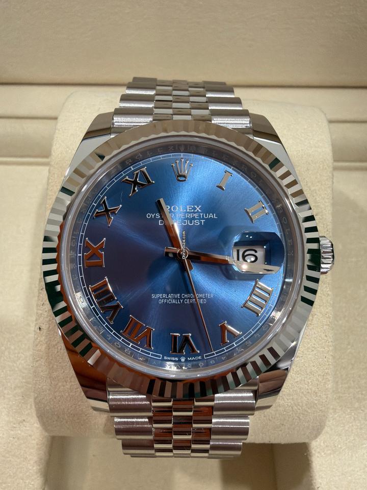 Rolex | Datejust | 126334 | Sapphire crystal | 41 mm | Steel | Blue | Automatic