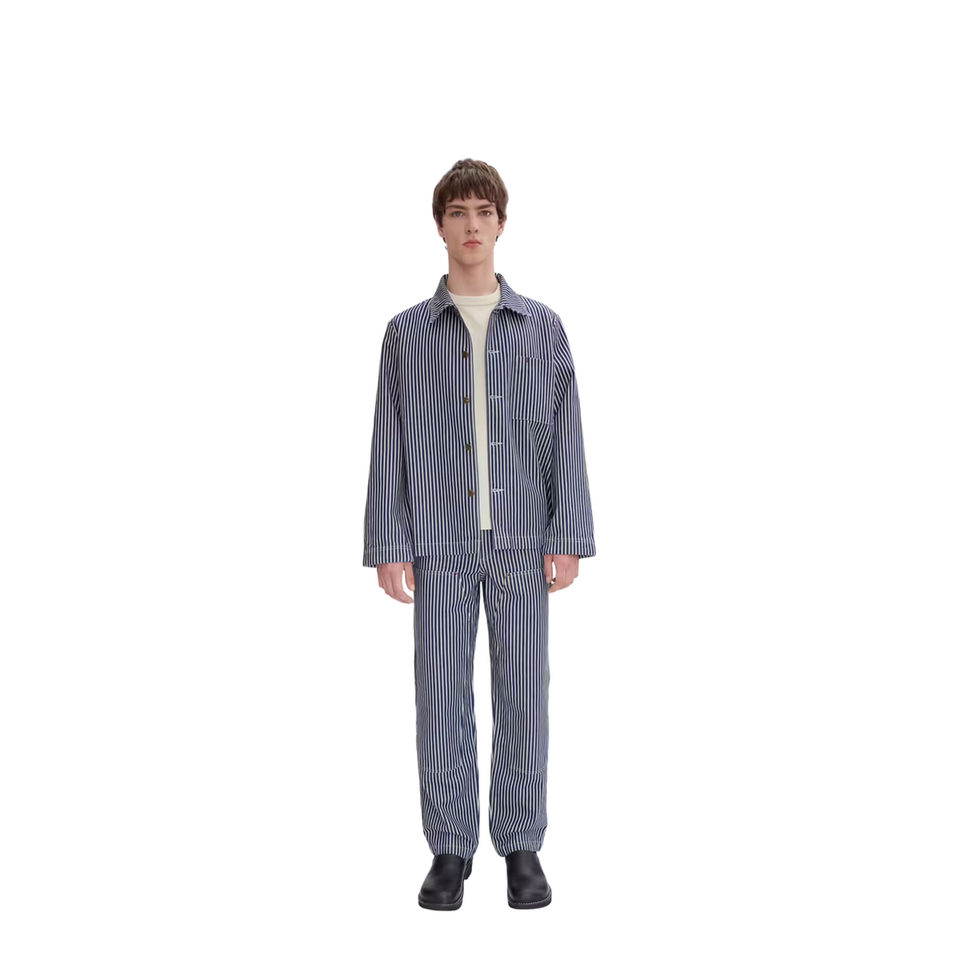 Trousers Blue White