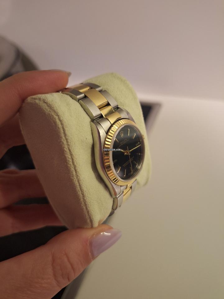 Rolex | Oyster Perpetual | 77513 | Gold/Steel | 31 mm | Gold/Steel | Black