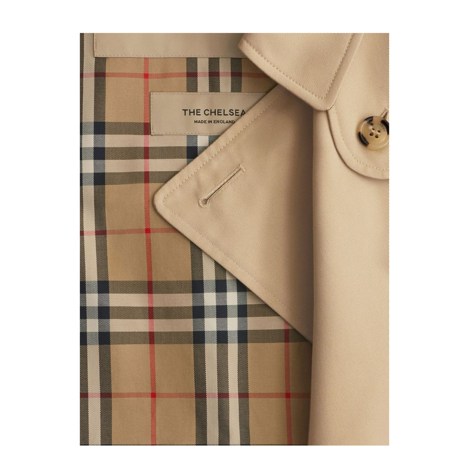 Chelsea Cotton Trench Coat - Beige