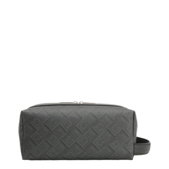 Gancini-Embossed Calf Leather Toiletry Bag