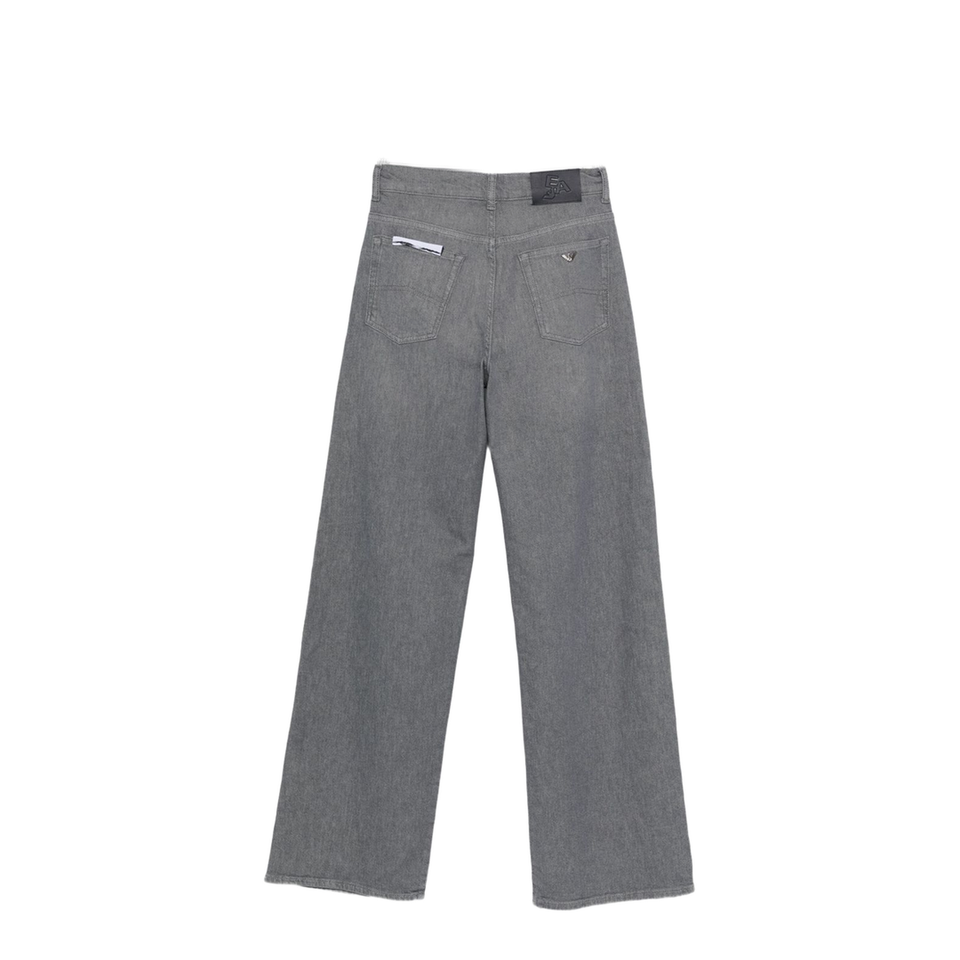 Button Fly Fastening Five Pockets Belt Loops