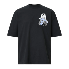 DEALT CREW - Print T-Shirt - black