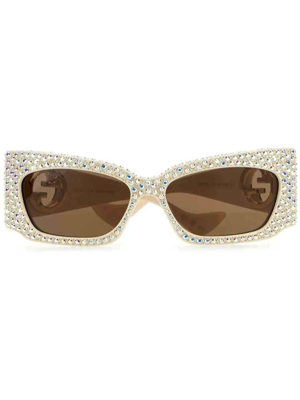 Double G rhinestone-embellished sunglasses