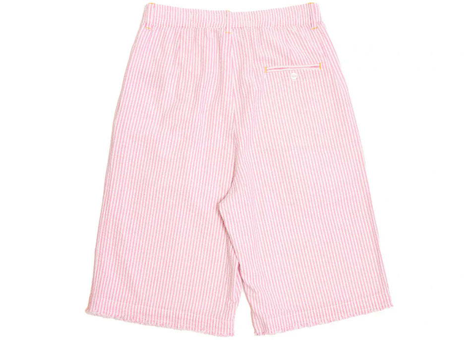 Drew House Seersucker Church Shorts Seersucker Pink