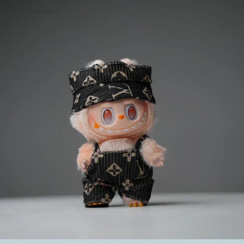 Pop Mart Labubu Doll Luxe Monogram Outfit - 2 Piece Set