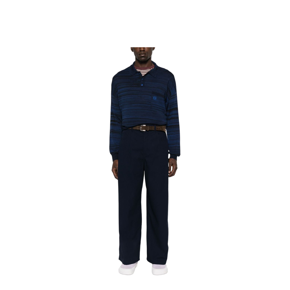 Anagram Wool Polo Shirt