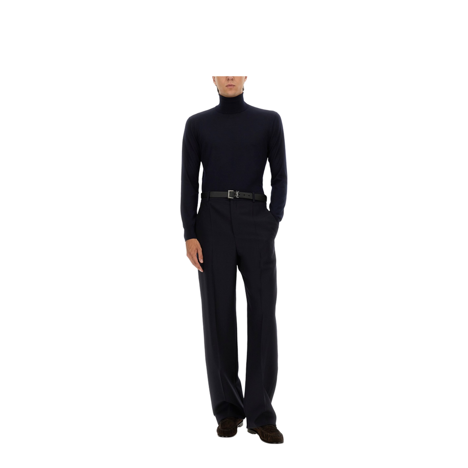 Chiné Wool Trousers