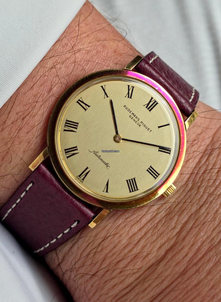 Audemars Piguet Automatic K2120 JUMBO Gold 18kt Patrimony Ultra Thin NEW OLD STOCK