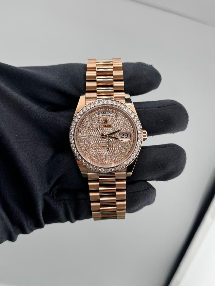 Rolex | Day-Date | 228345RBR | Rose gold | 40 x 48 mm | Rose gold | Gold (solid) | Automatic